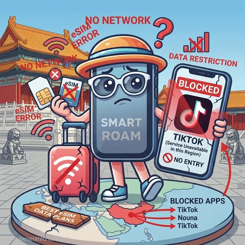 Why “Intelligent IP” China eSIMs Fail When Hotspotting