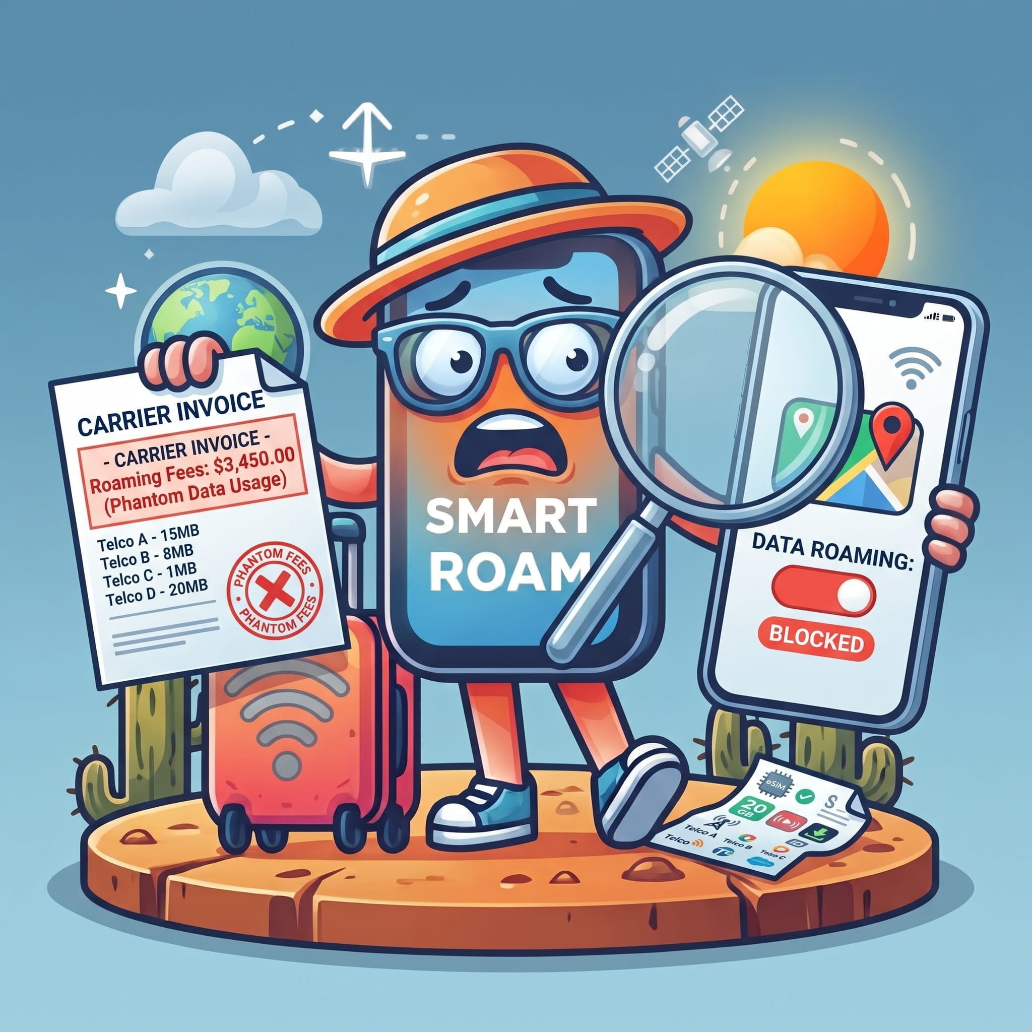 How to Stop Phantom Roaming Charges: Avoid Hidden Carrier Fees Abroad
